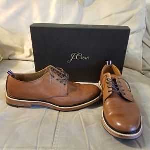 J. Crew Oar Stripe Derby in Italian Leather